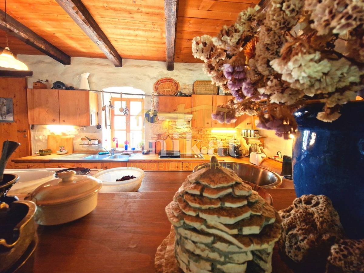 Autentica proprietà con casa in pietra e ampio terreno